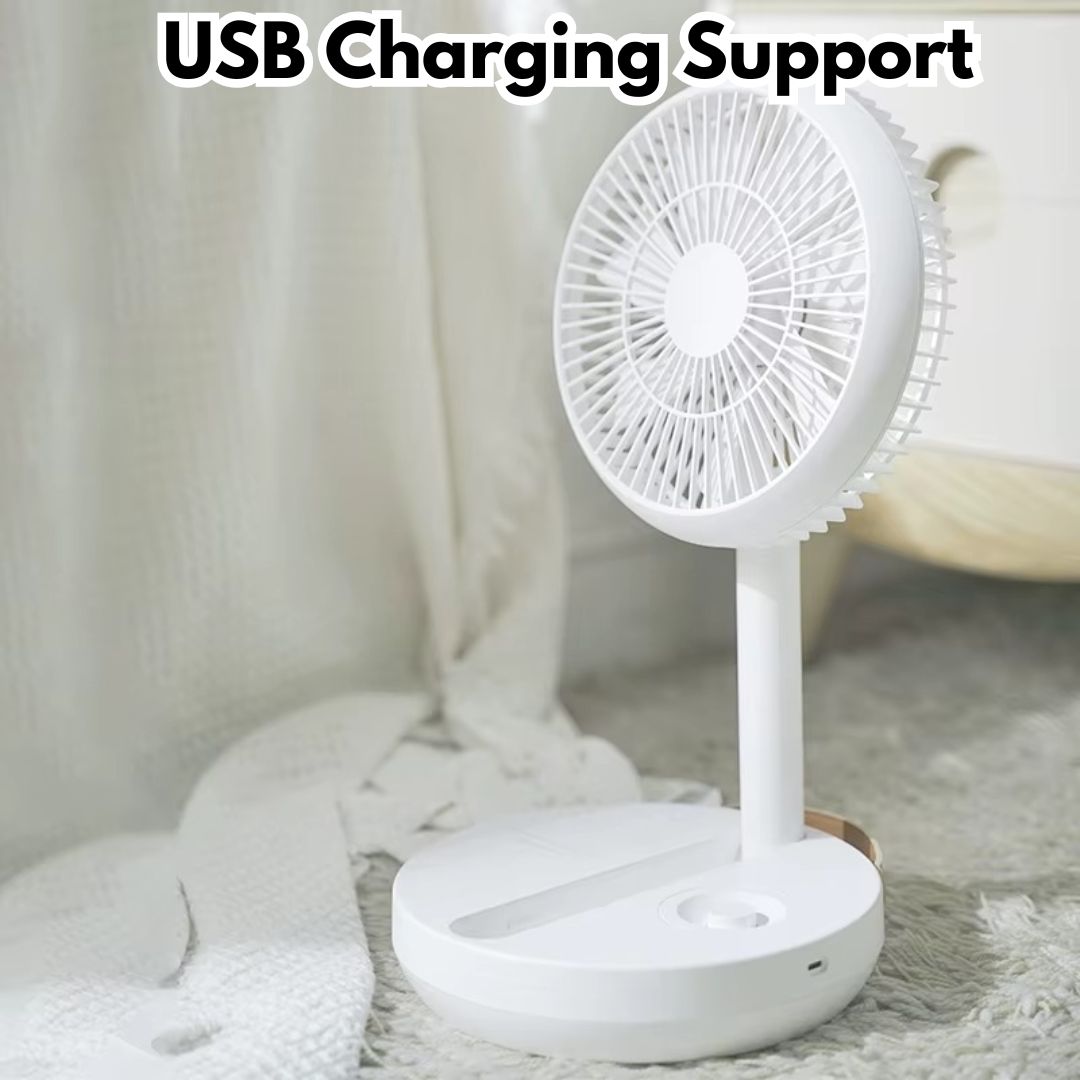 Adjustable & Rechargeable Standing Fan
