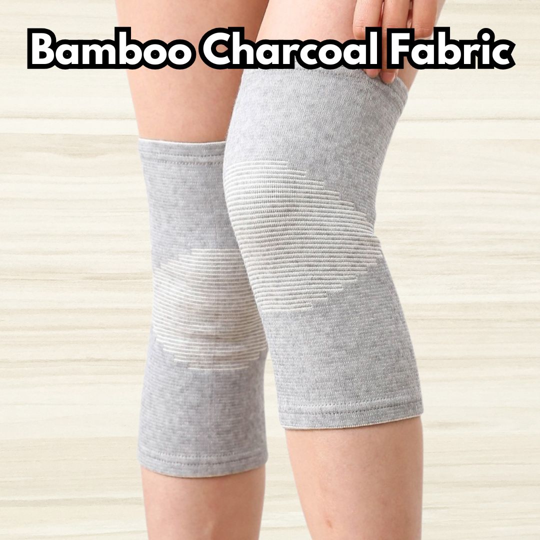 Unisex Bamboo Charcoal Elastic Warm Knee Sleeves