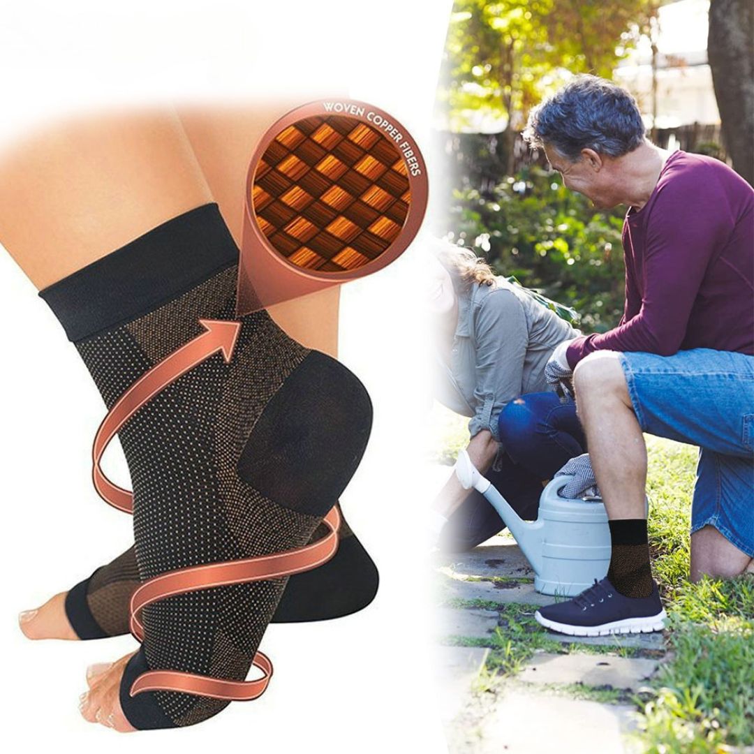 Swelling Arch Heel Socks