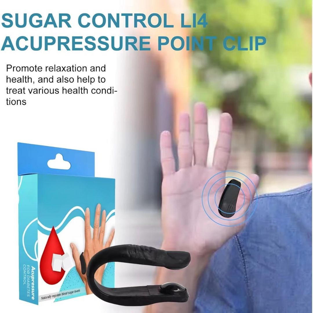 Sugar control LI4 Acupressure Point Clip (Buy1 Get 1 Free)