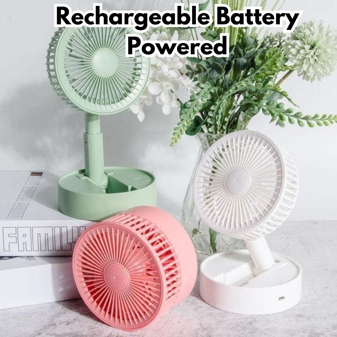 Adjustable & Rechargeable Standing Fan