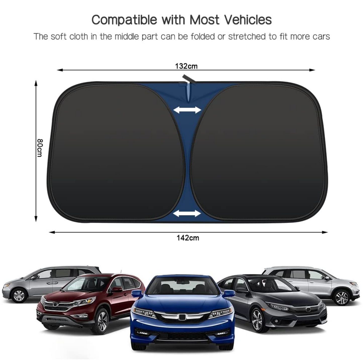 Folding Car Window Sunshade Cover