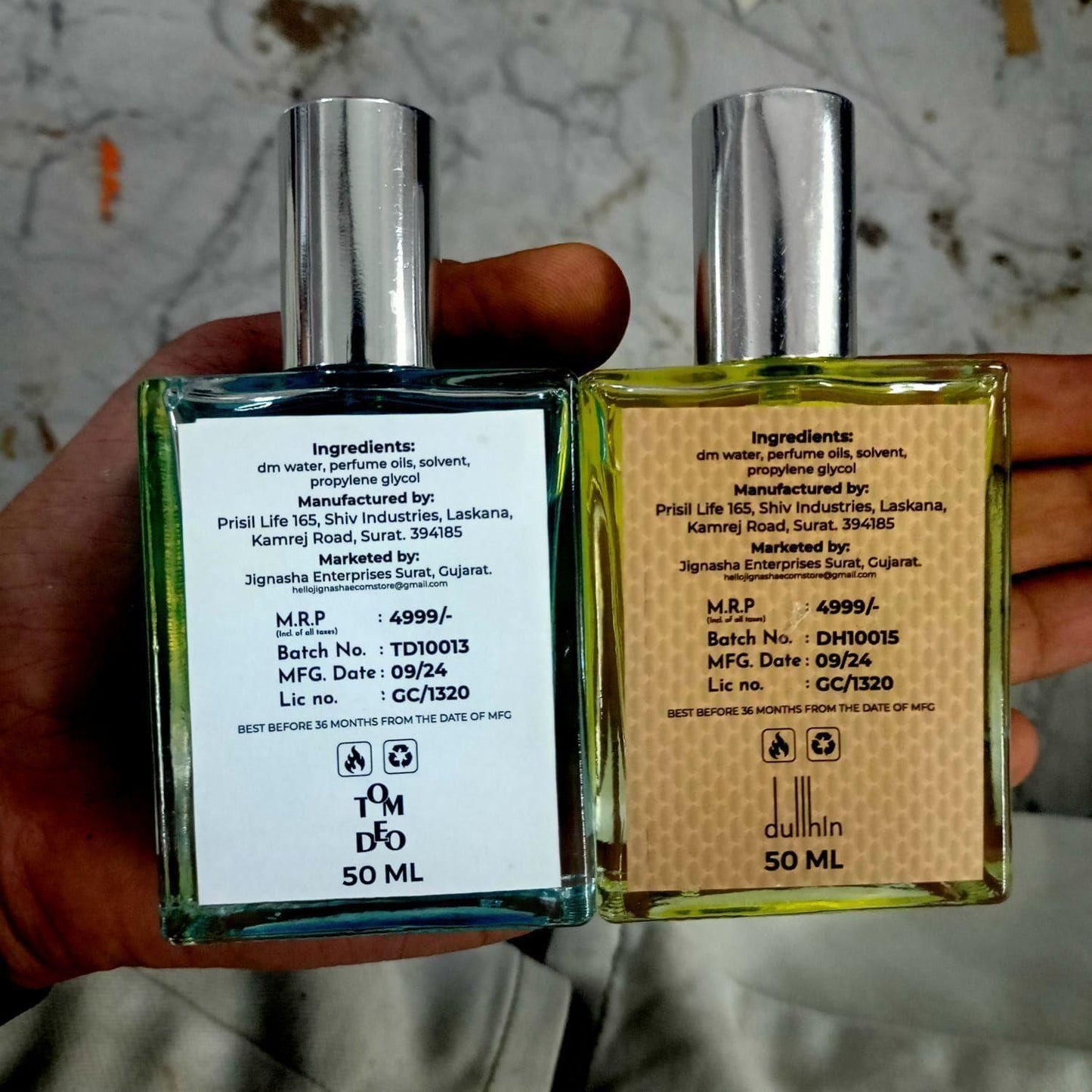 Dullhin LONDON and Tom Deo Luxurious Perfume Combo (Pack of 2)