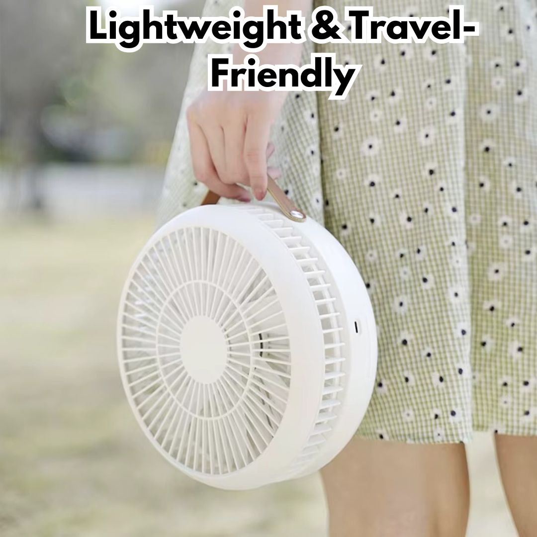 Adjustable & Rechargeable Standing Fan