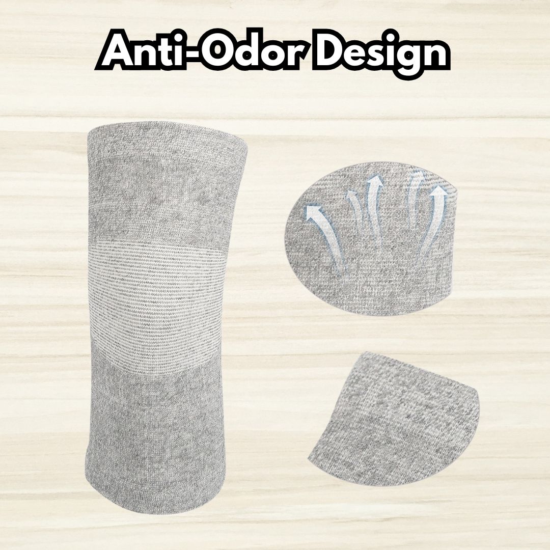Unisex Bamboo Charcoal Elastic Warm Knee Sleeves