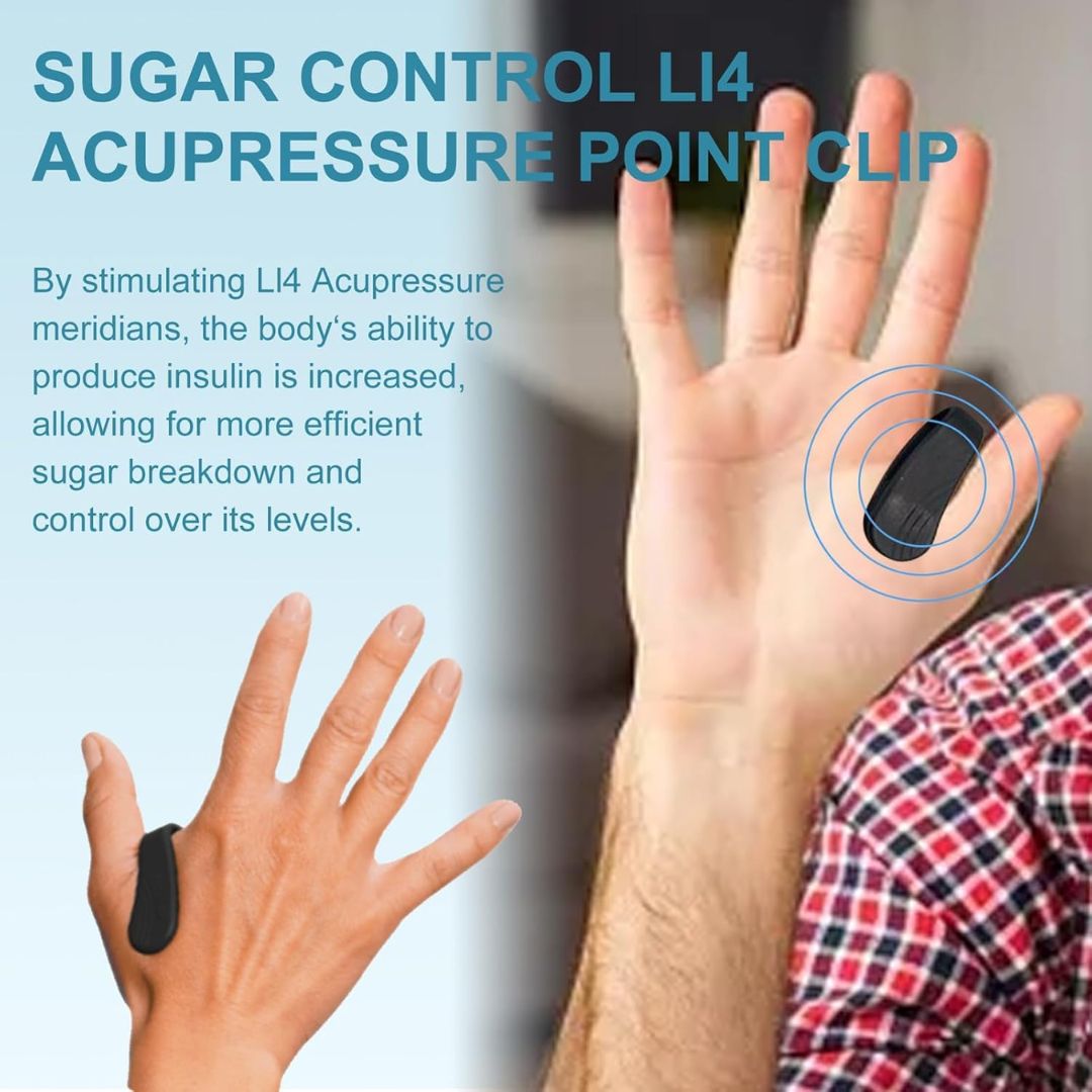Sugar control LI4 Acupressure Point Clip (Buy1 Get 1 Free)