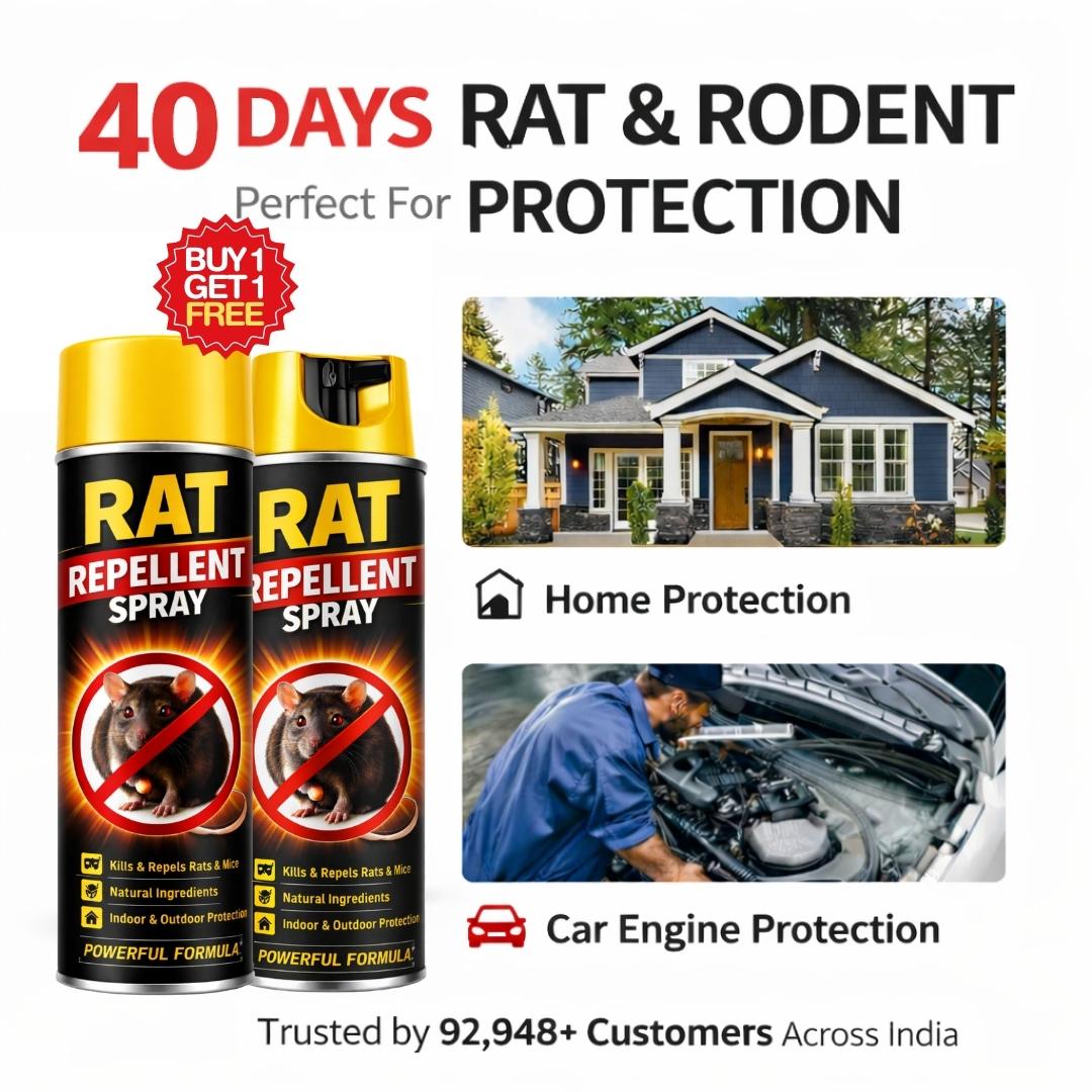 Powerful Rat Repellent Spray - Buy 1 Get 1 Free