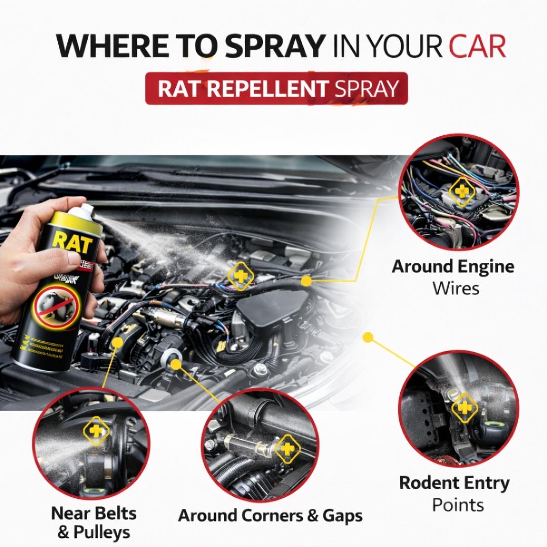 Powerful Rat Repellent Spray - Buy 1 Get 1 Free