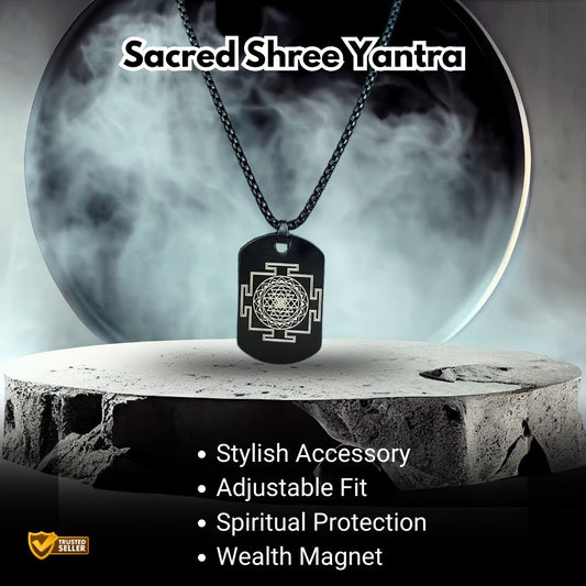 Prosperity Shree Yantra Chain Necklace