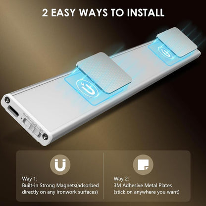 LED PIR Motion Sensor Cabinet  With USB Rechargeble
