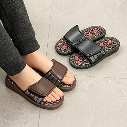 Acupressure and Magnetic Therapy Paduka Slippers for Full Body Blood Circulation For Men and Women