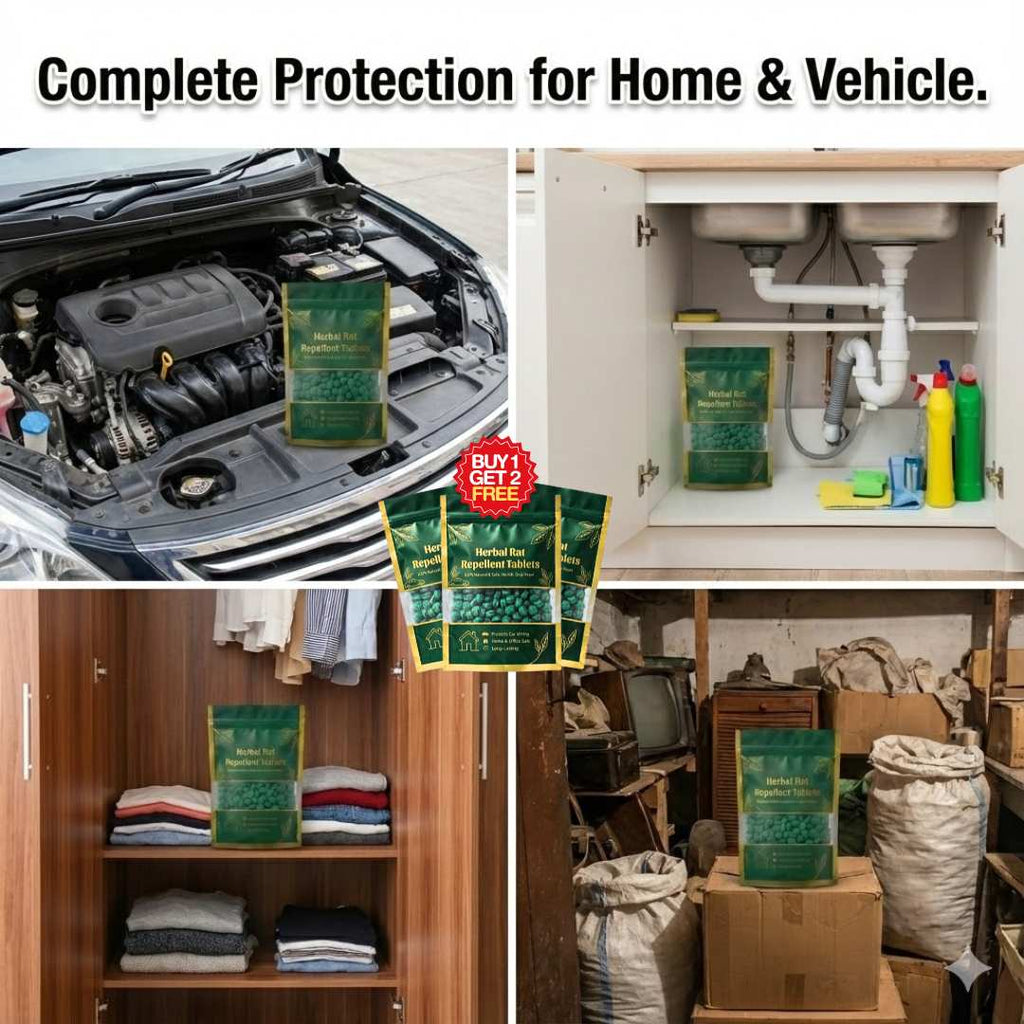 Herbal Rat Repellent Tablets | Buy 1 Get 2 Free
