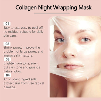 Collagen Night Wrapping Peel Off Mask