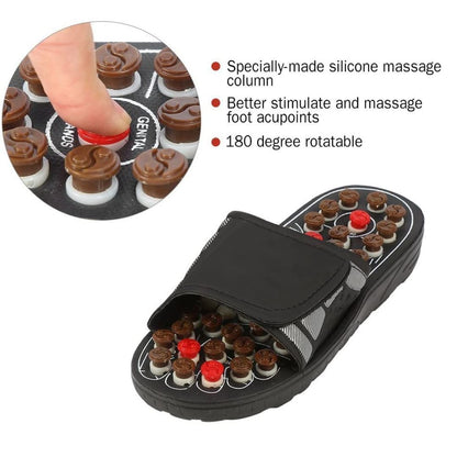 Acupressure and Magnetic Therapy Paduka Slippers for Full Body Blood Circulation For Men and Women