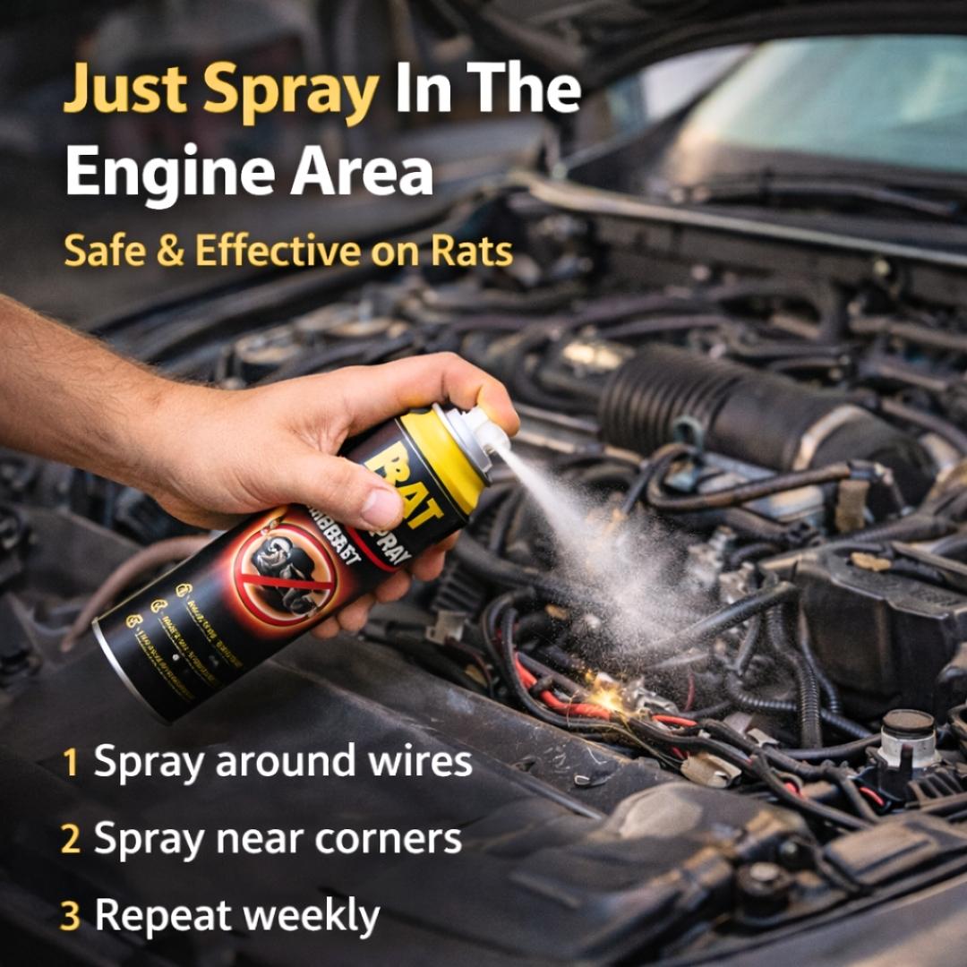 Powerful Rat Repellent Spray - Buy 1 Get 1 Free