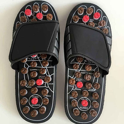 Acupressure and Magnetic Therapy Paduka Slippers for Full Body Blood Circulation For Men and Women
