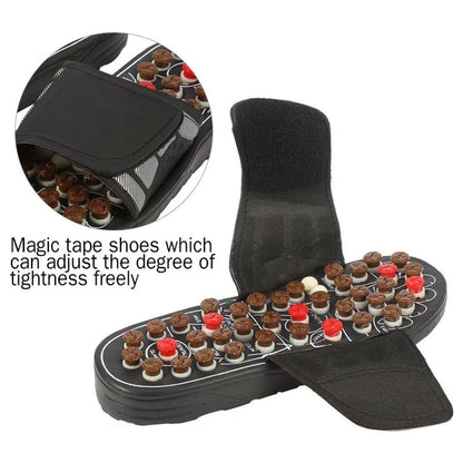 Acupressure and Magnetic Therapy Paduka Slippers for Full Body Blood Circulation For Men and Women
