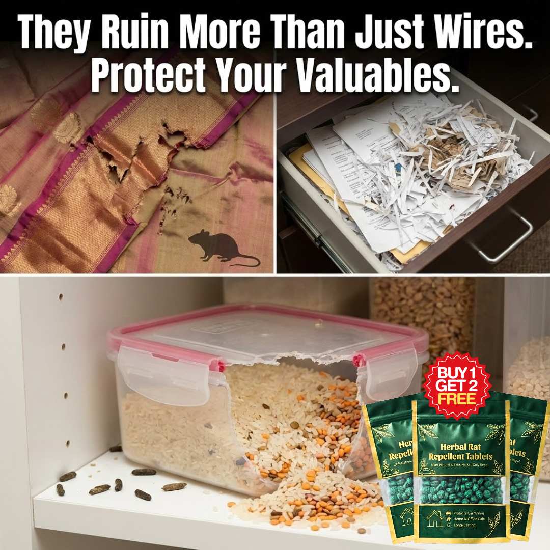 Herbal Rat Repellent Tablets | Buy 1 Get 2 Free