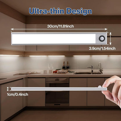LED PIR Motion Sensor Cabinet  With USB Rechargeble