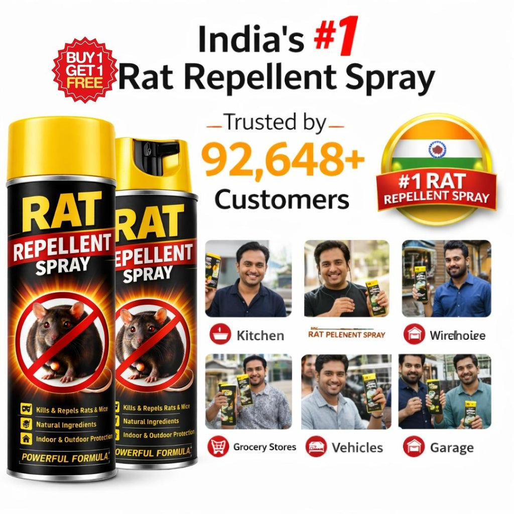 Powerful Rat Repellent Spray - Buy 1 Get 1 Free
