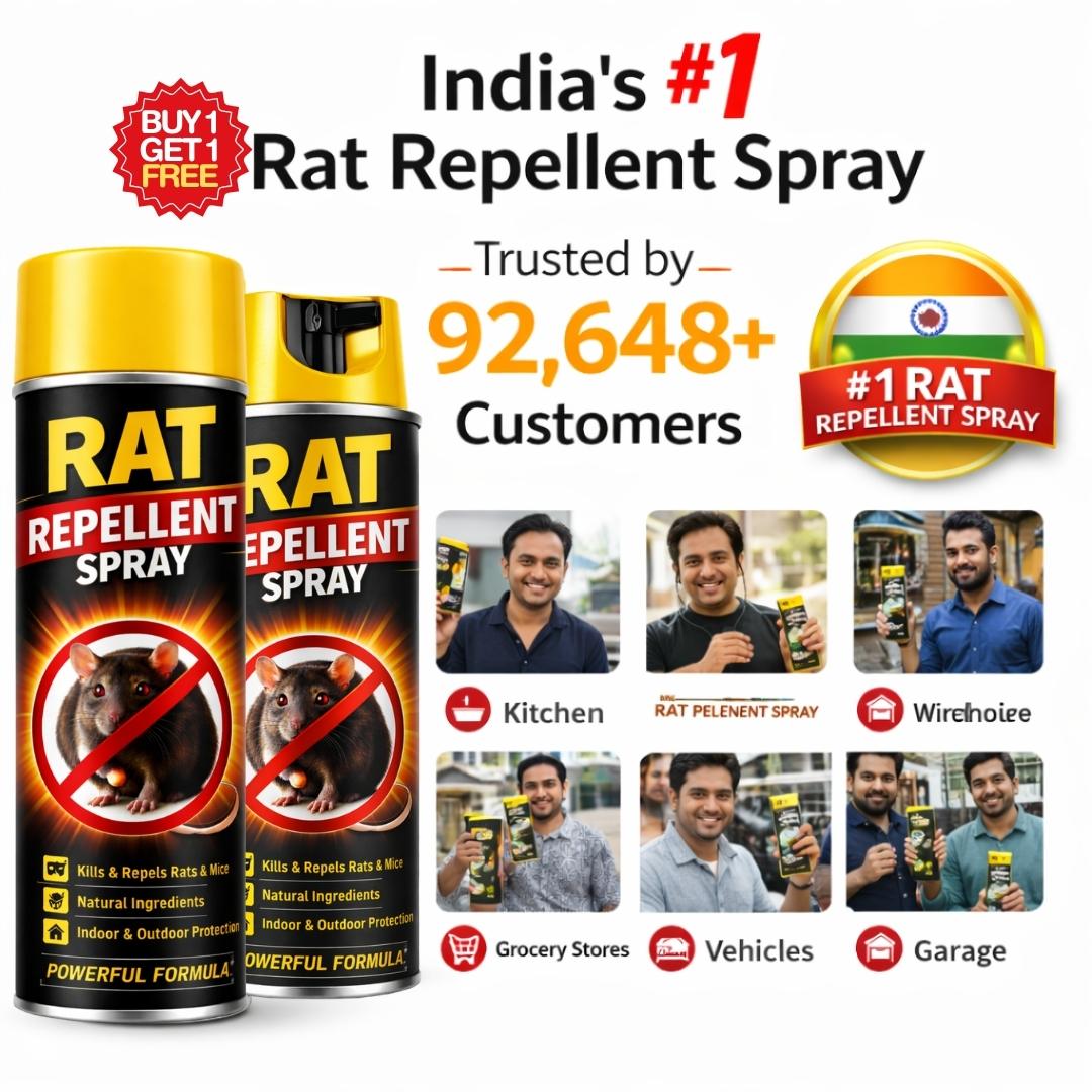 Powerful Rat Repellent Spray - Buy 1 Get 1 Free
