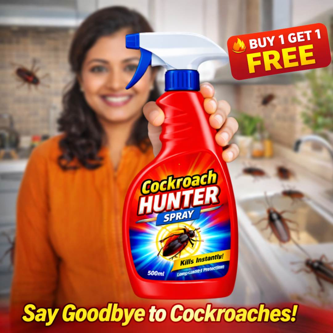 Cockroach Hunter Spray – Buy 1 Get 1 Free